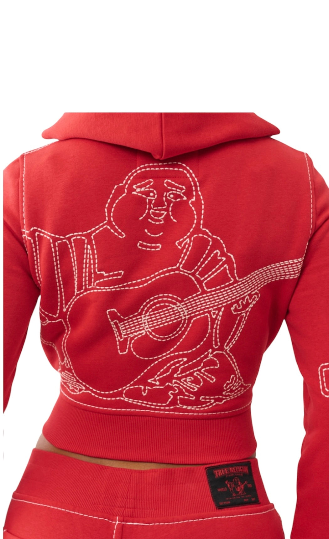True Religion ANNIVERSARY BIG T SHRNKN HOODIE