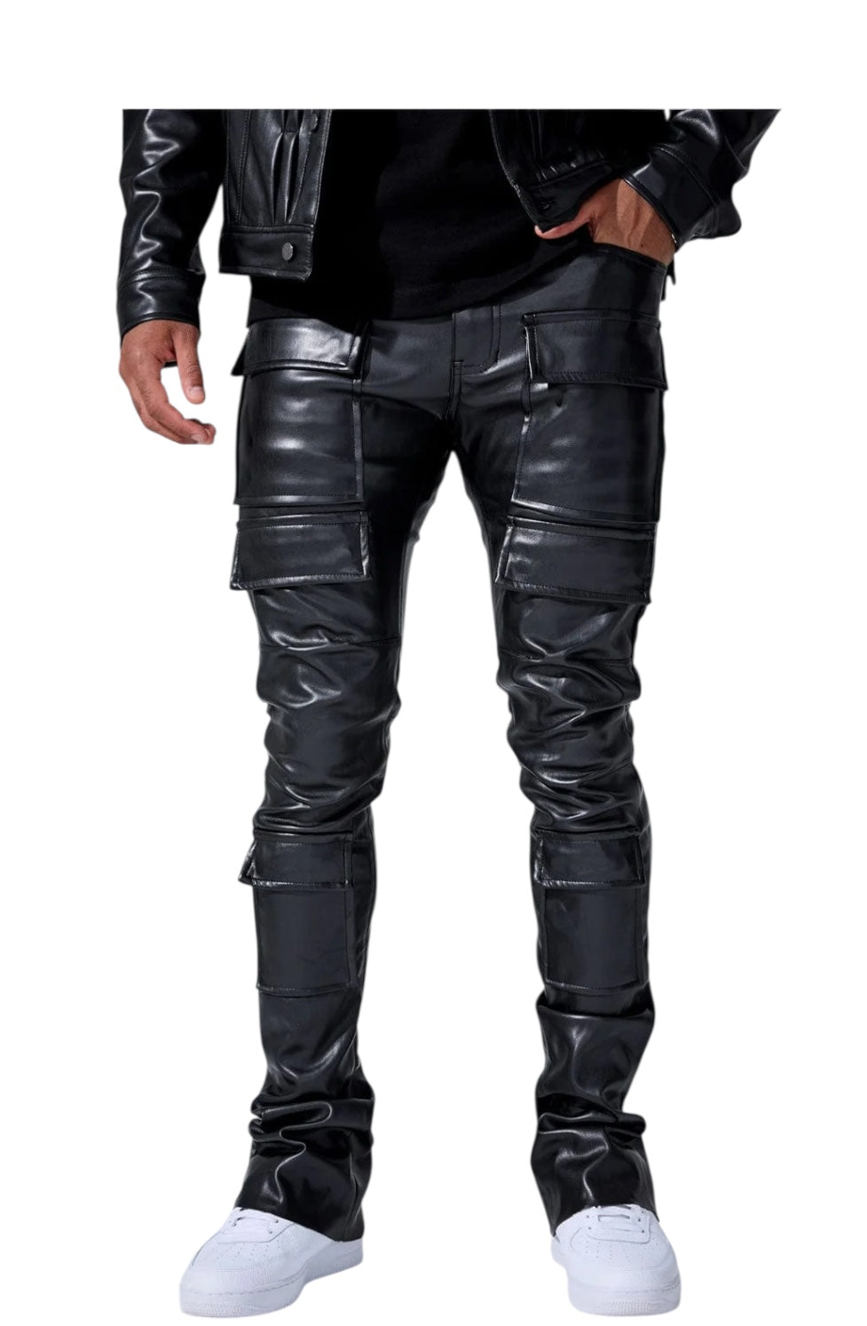 Jordan Craig Ross Stacked Thriller cargo pants Black