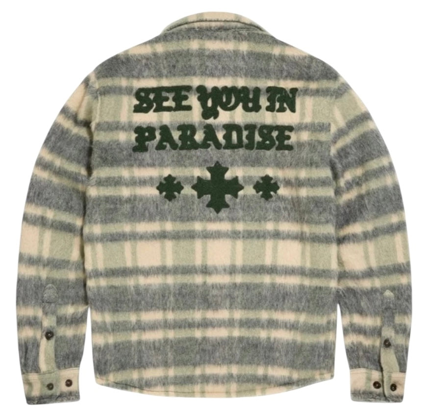 JORDAN CRAIG SEE YOU IN PARADISE EMBROIDERED SHACKET (OLIVE) 2570