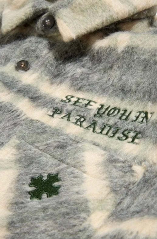 JORDAN CRAIG SEE YOU IN PARADISE EMBROIDERED SHACKET (OLIVE) 2570