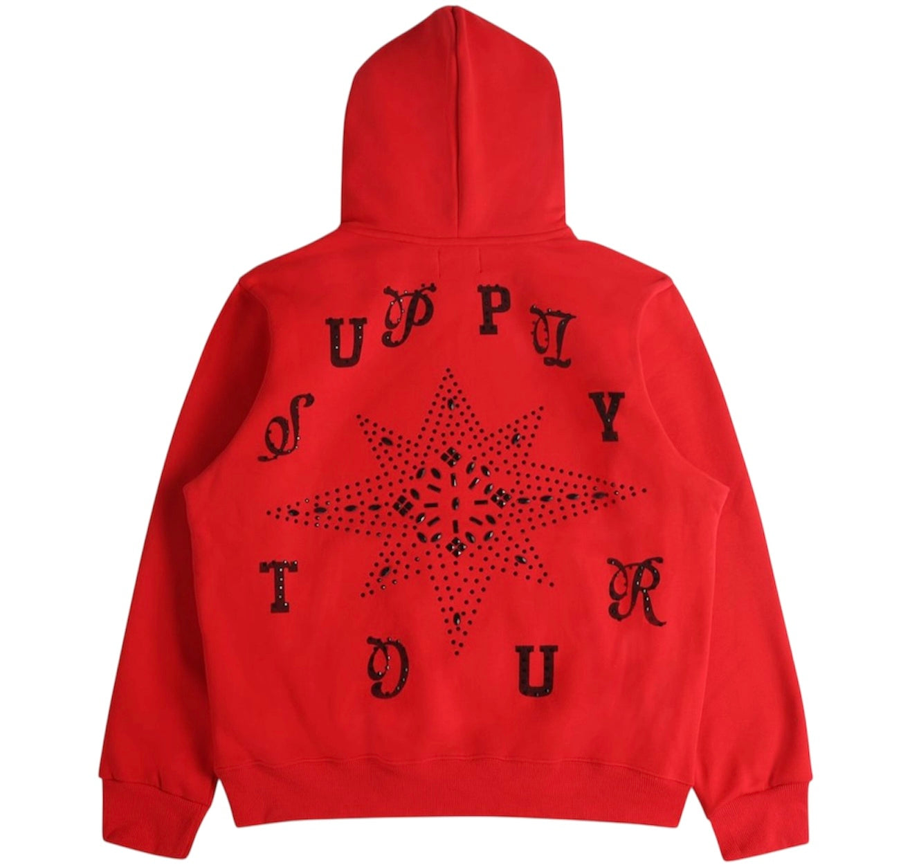 Supply floating hoodie red