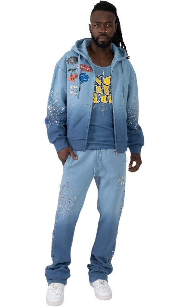 Smoke rise no rules fleece hoodie f026s467