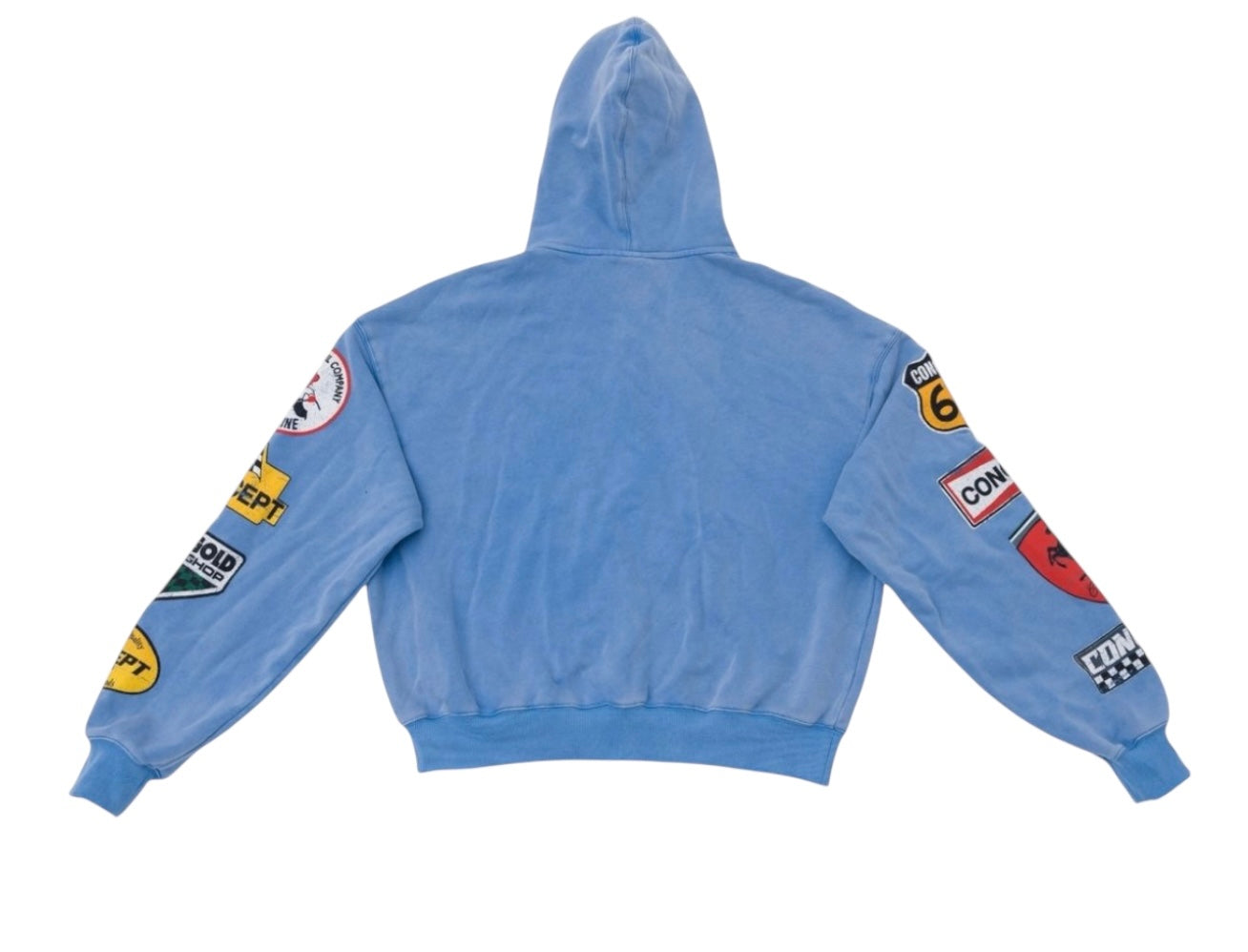 Concept all gas no brakes zip up hoodie