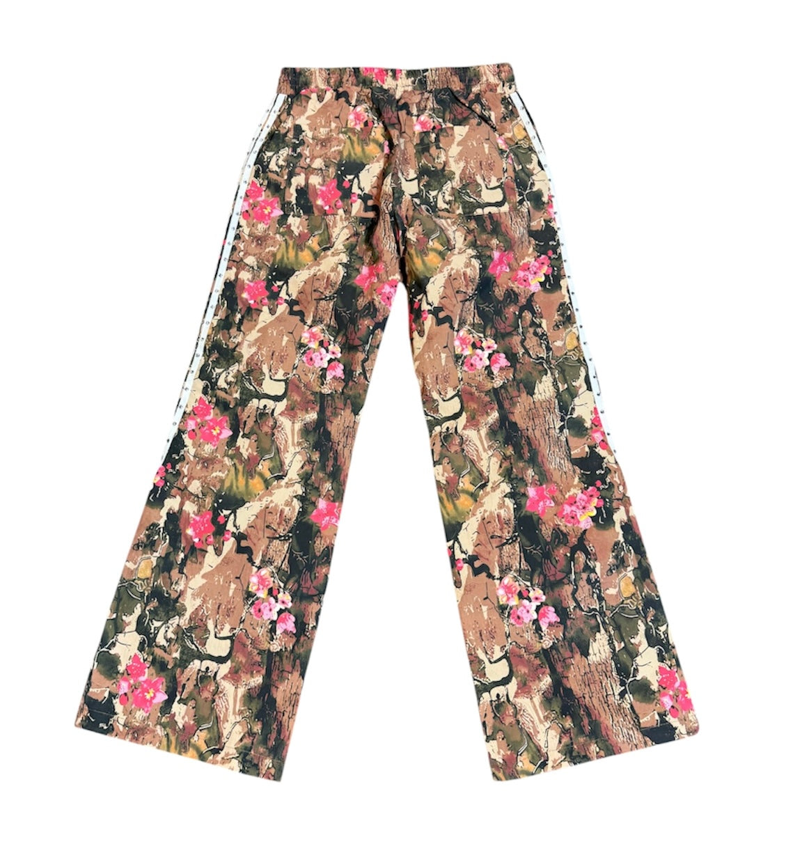 Original women’s 4 stripe nylon loose fit w rhinestone pants p14174