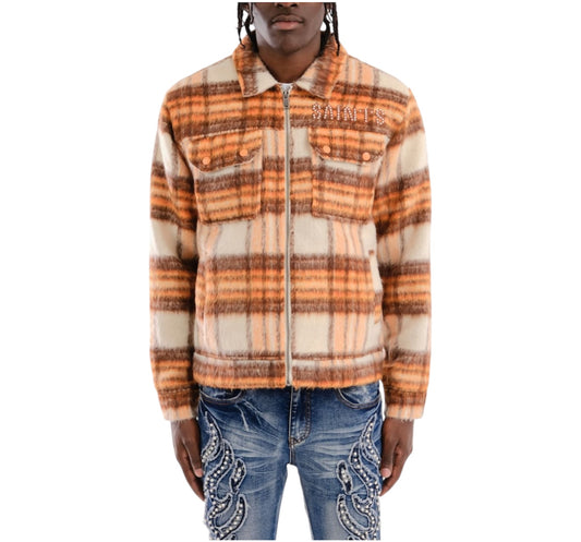 Copper Rivet Saints Mohair Jacket Oj
