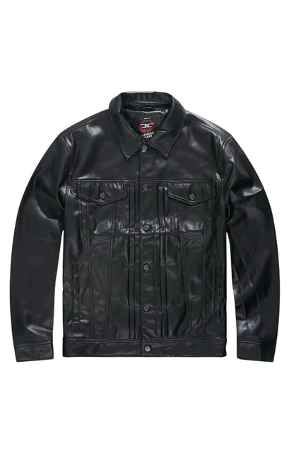 Jordan Craig THRILLER TRUCKER JACKET Black