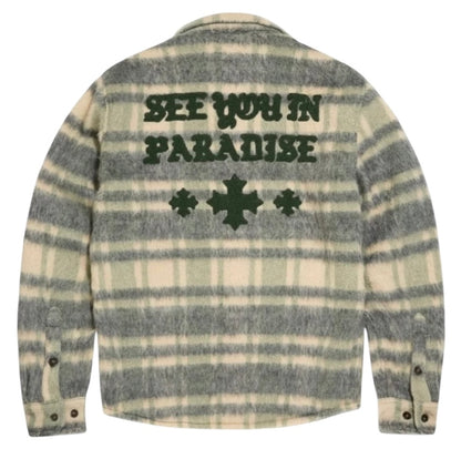JORDAN CRAIG SEE YOU IN PARADISE EMBROIDERED SHACKET (OLIVE) 2570
