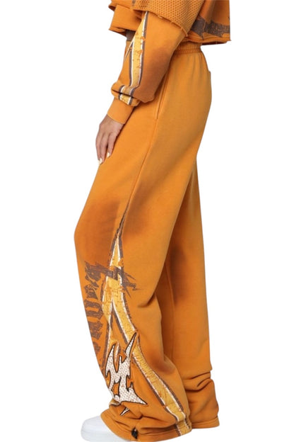 Smoke rise nowhere stacked joggers np25854