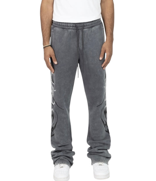 Smoke rise eternity fleece joggers fp25677 asphalt