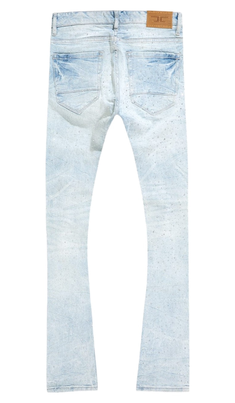 Jordan Craig super skinny stacked fit local dealer rhinestone denim iced white Jt2339a