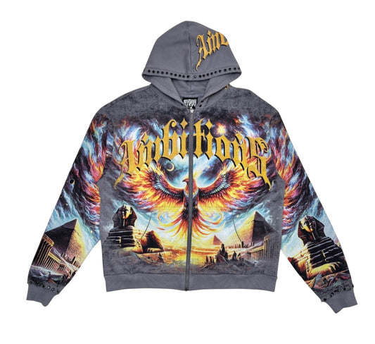 Stray ambitious full zip hoodie st1513