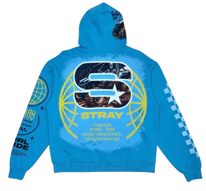Stray bad to the bone full zip hoodie st1547