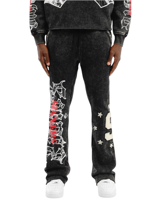 Copper Rivet Stone Applique Fleece Stack 531066