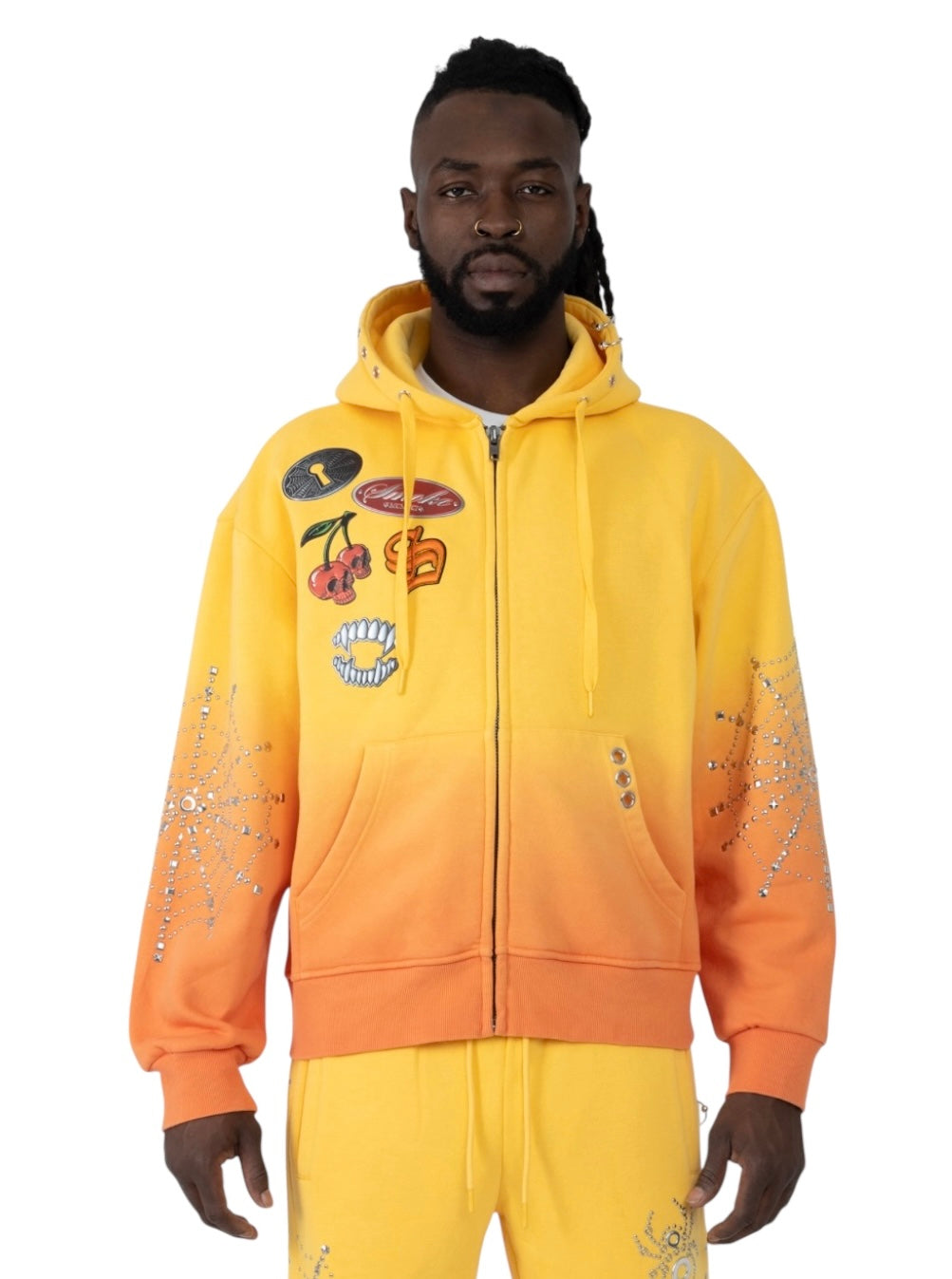 Smoke rise no rules fleece hoodie f026s467