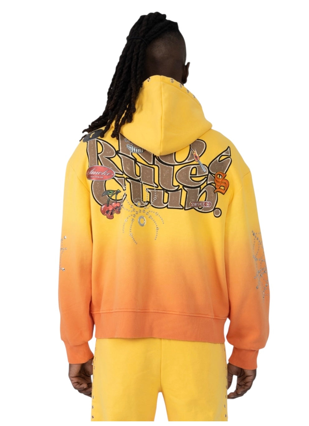 Smoke rise no rules fleece hoodie f026s467