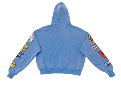 Concept all gas no brakes zip up hoodie