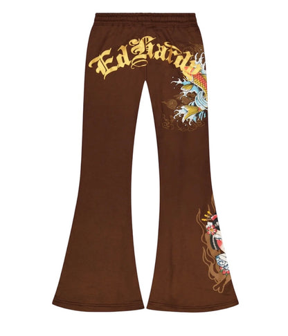 Ed hardy koi fish bootcut sweatpants ehw180062
