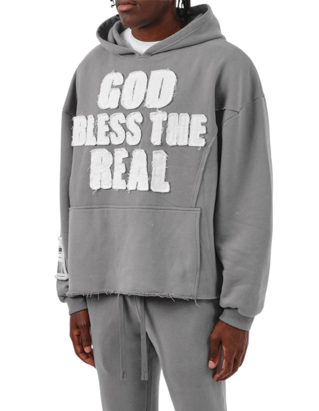 Copper rivet god bless the real hoodie 53j13gy