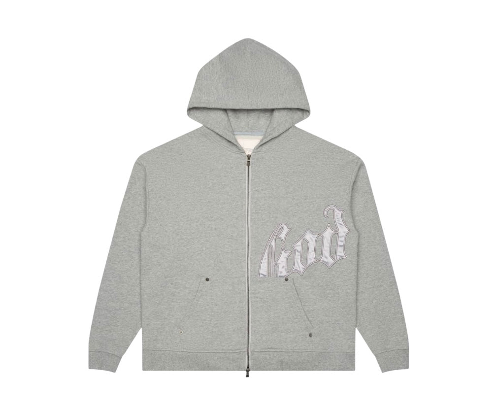 Godspeed og logo sweatsuit v2 grey/silver satin