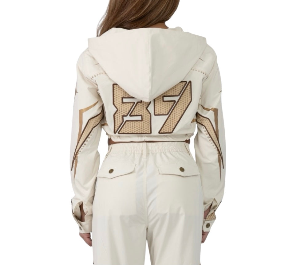 Smoke Rise Super Sonic Copped Jacket Khi 26S415