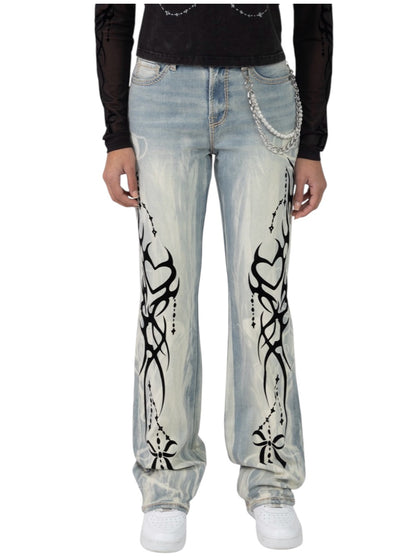 Smoke Rise High Rise Wash Jeans 6S401
