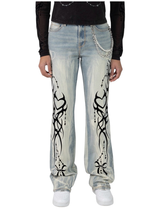 Smoke Rise High Rise Wash Jeans 6S401