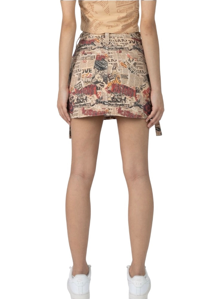 Smoke rise Hysteria mini skirt