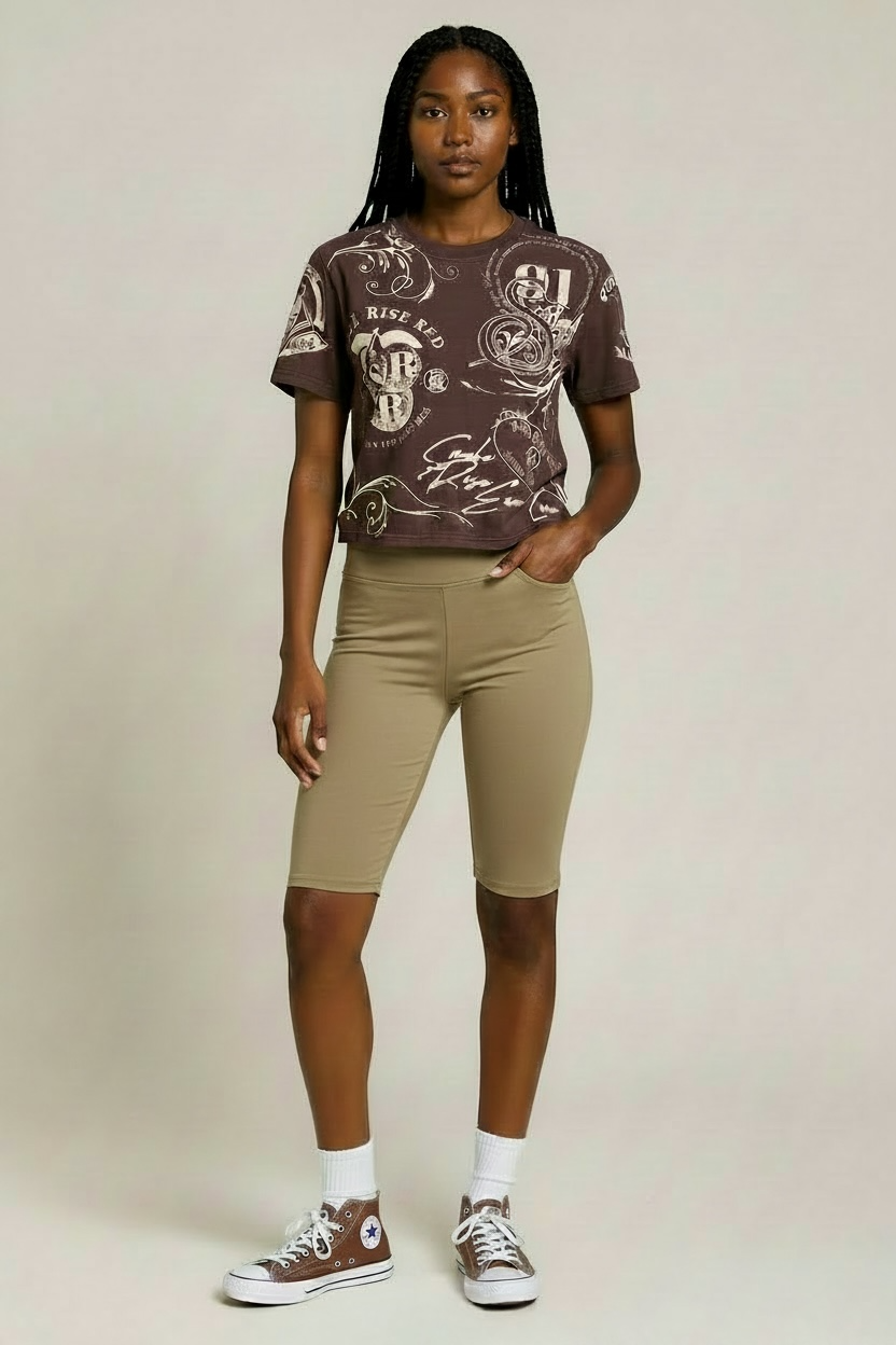 Smoke rise all over T-shirt