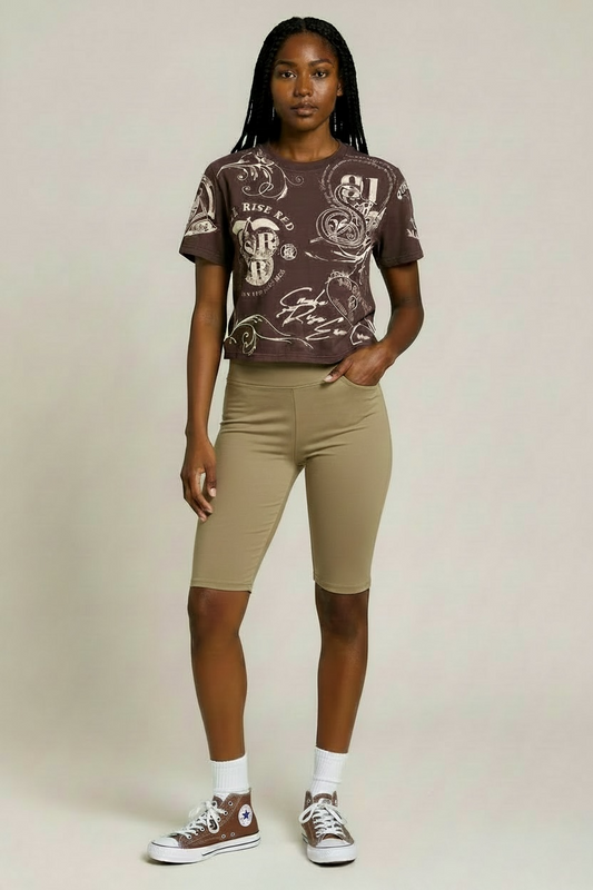 Smoke rise all over T-shirt
