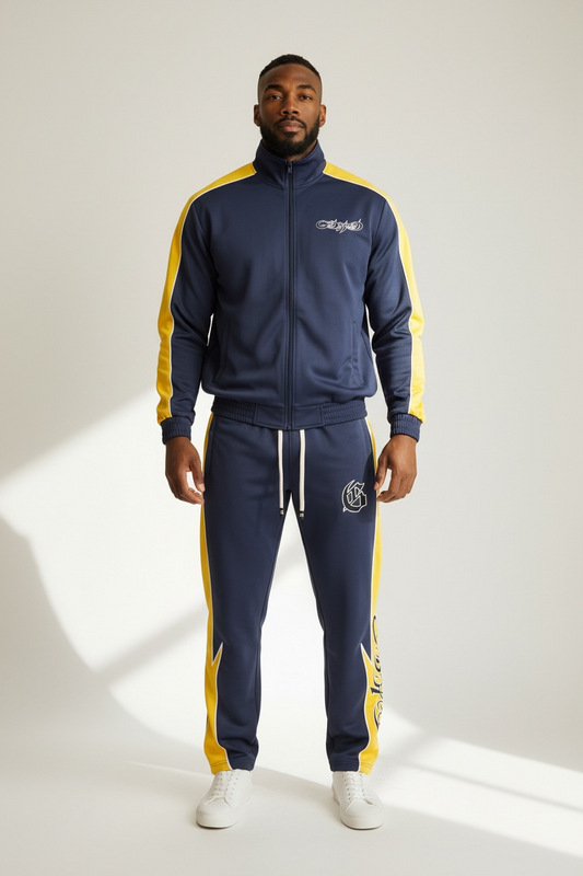 Godspeed Gt Tracksuit Navy/Yellow